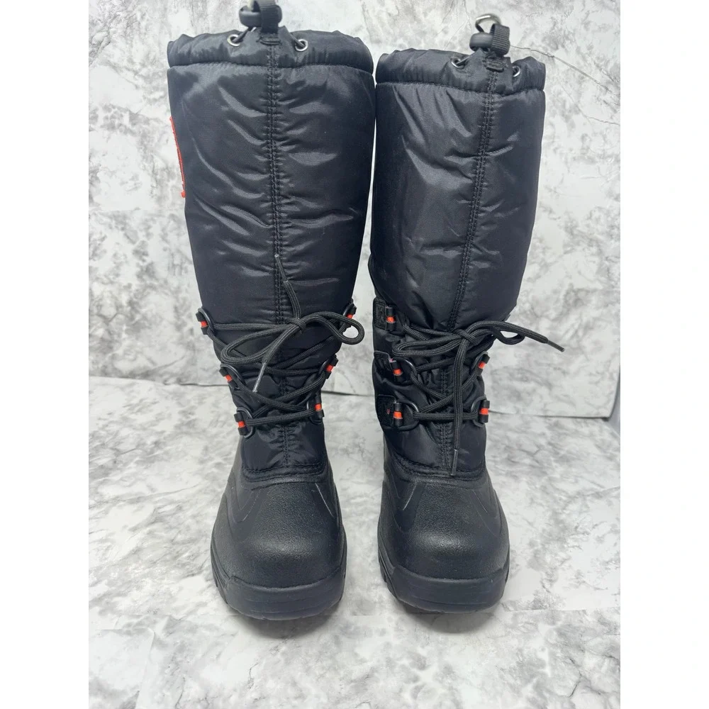 Sorel Snowlion🖤 XT Boots Women 7 Black Waterproof Omni-Heat Extreme Cold NL2134
